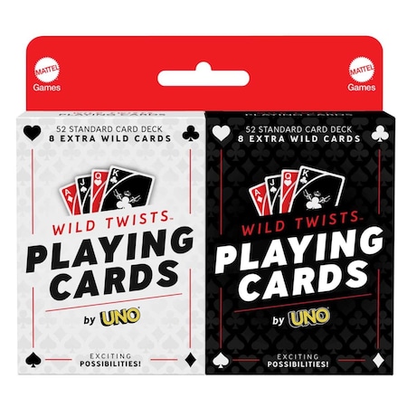 Mattel Wild Twists Playing Cards, 2PK MTTHJR20